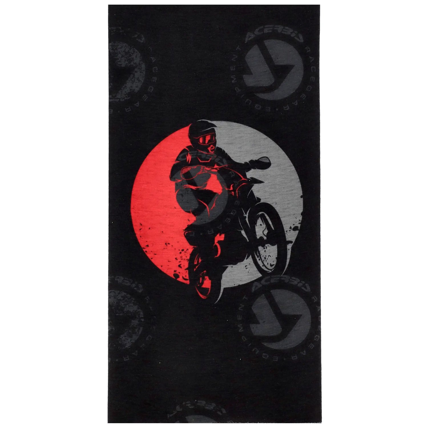 Braga cuello Acerbis Reg - Rojo/Gris
