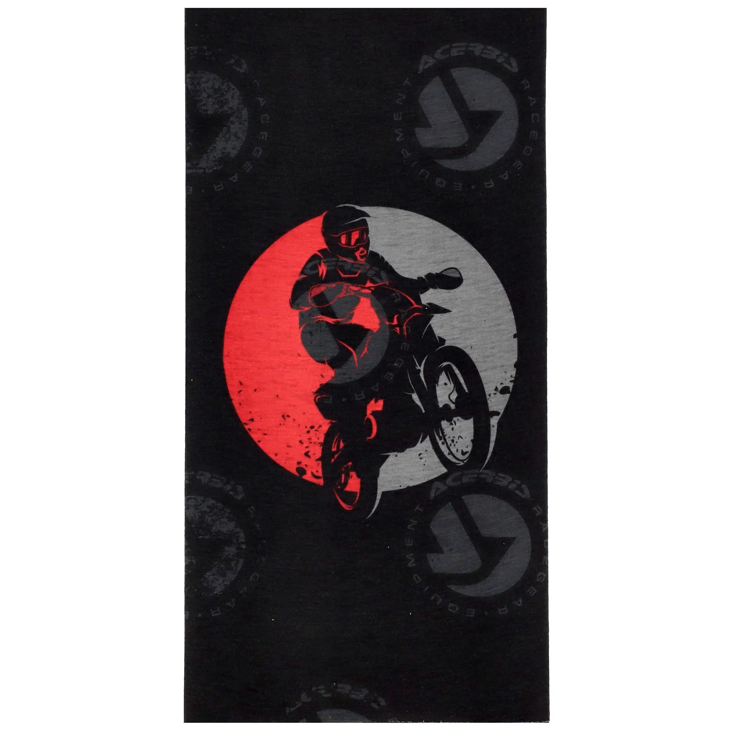 Braga cuello Acerbis Reg - Rojo/Gris