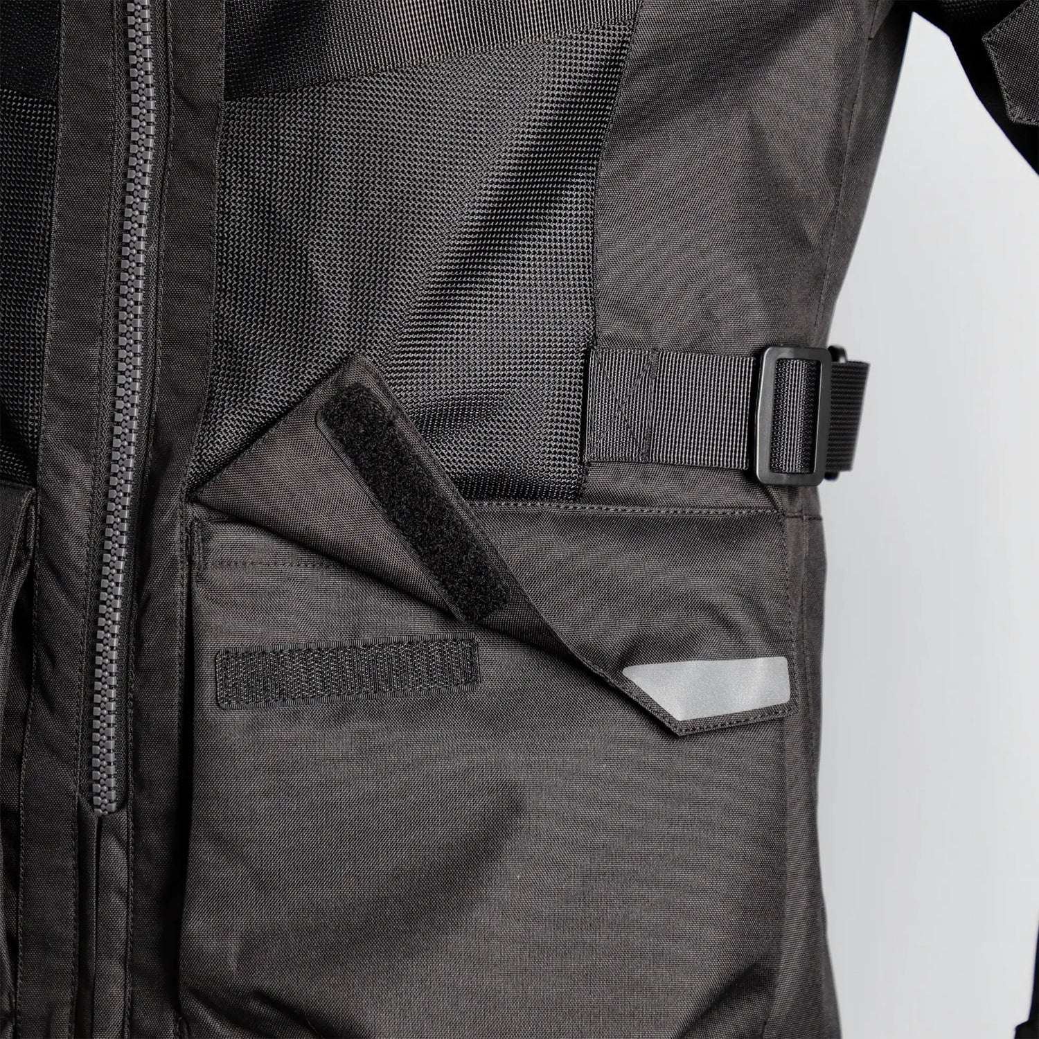Chaqueta Acerbis CE Ramsey Vented Long Man - Negro
