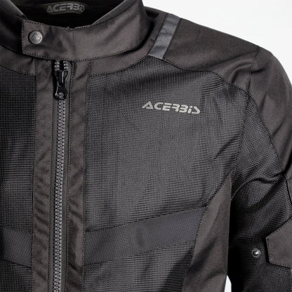 Chaqueta Acerbis CE Ramsey Vented Long Man - Negro