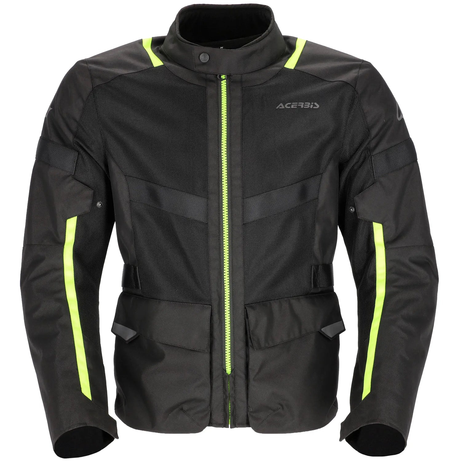 Chaqueta Acerbis CE Ramsey Vented Long Man - Negro/Amarillo