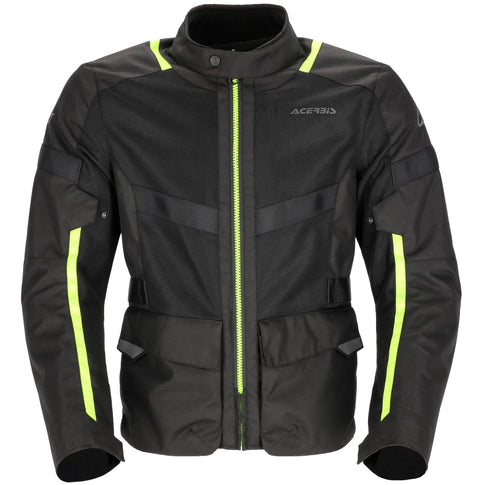 Chaqueta Acerbis CE Ramsey Vented Long Man - Negro/Amarillo
