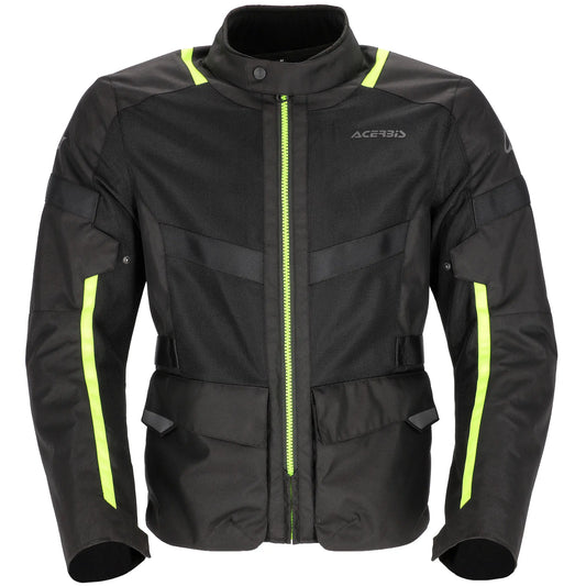 Chaqueta Acerbis CE Ramsey Vented Long Man - Negro/Amarillo