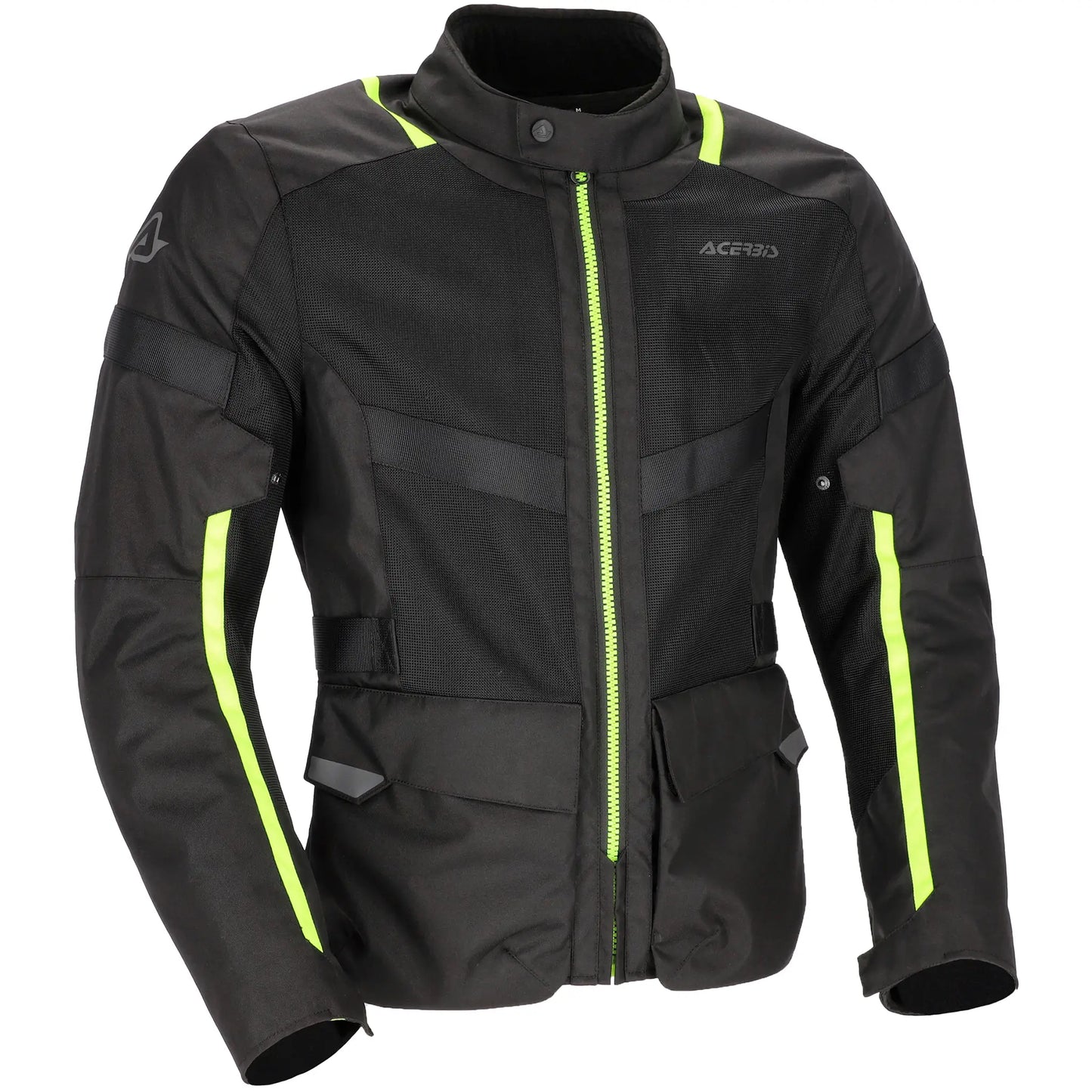 Chaqueta Acerbis CE Ramsey Vented Long Man - Negro/Amarillo