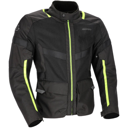 Chaqueta Acerbis CE Ramsey Vented Long Man - Negro/Amarillo
