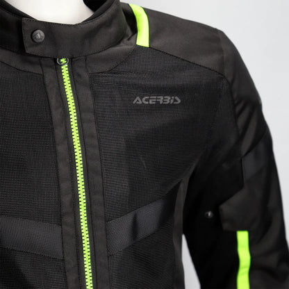 Chaqueta Acerbis CE Ramsey Vented Long Man - Negro/Amarillo