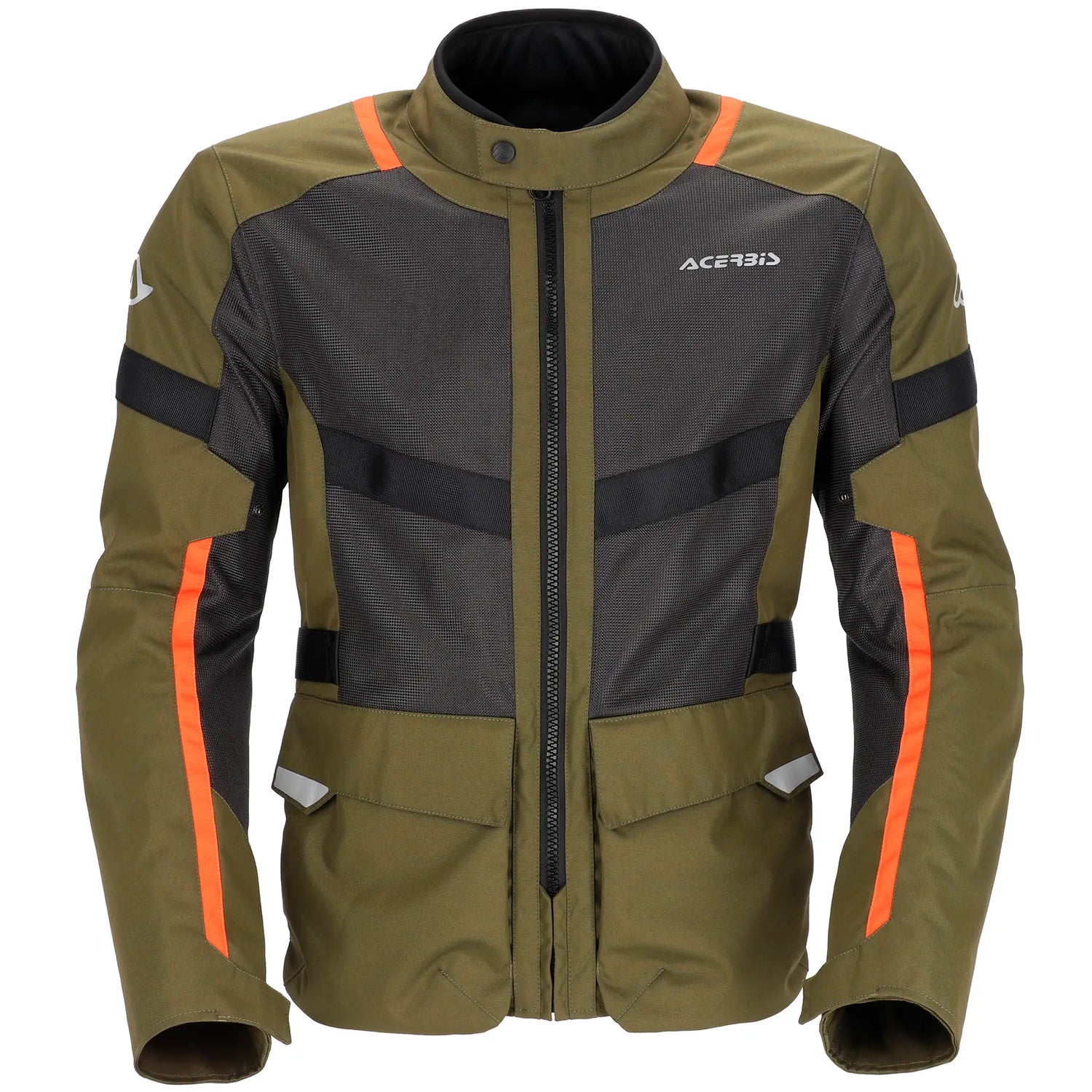 Chaqueta Acerbis CE Ramsey Vented Long Man - Verde/Naranja