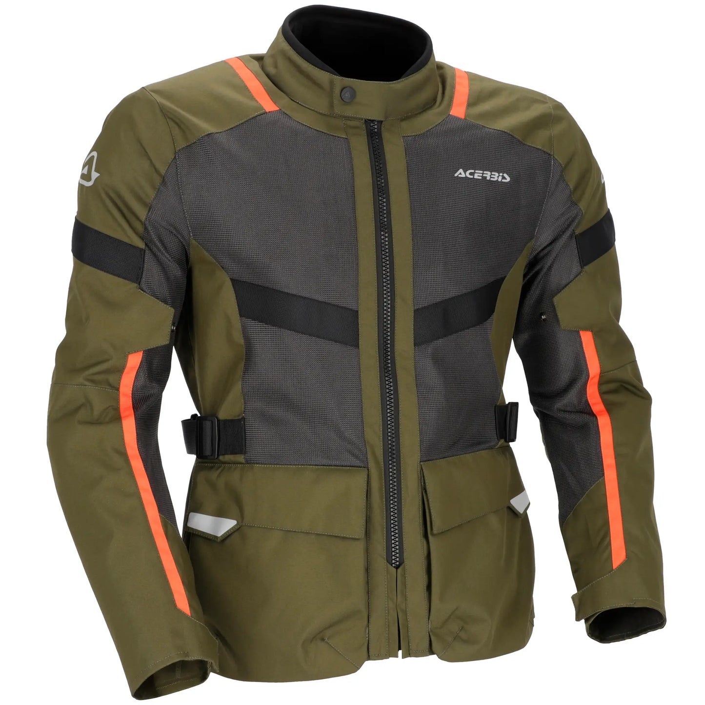 Chaqueta Acerbis CE Ramsey Vented Long Man - Verde/Naranja