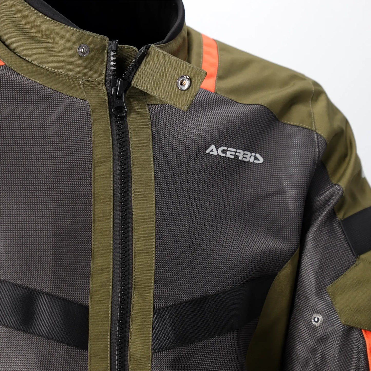 Chaqueta Acerbis CE Ramsey Vented Long Man - Verde/Naranja