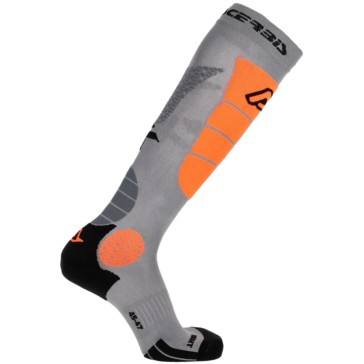 Calcetines MX Impact Vented - Gris/Naranja