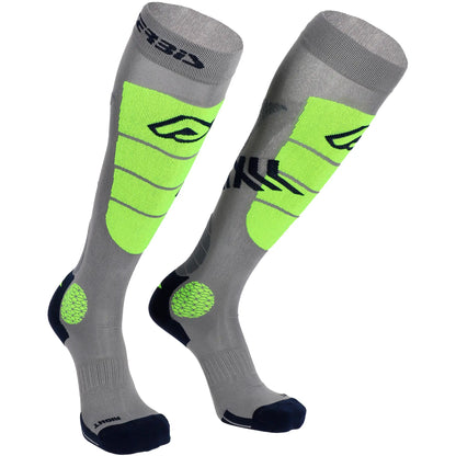 Calcetines MX Impact Vented - Gris/Amarillo