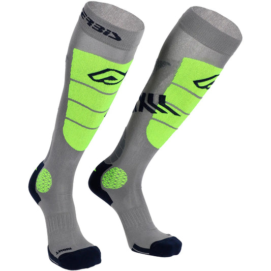 Calcetines MX Impact Vented - Gris/Amarillo