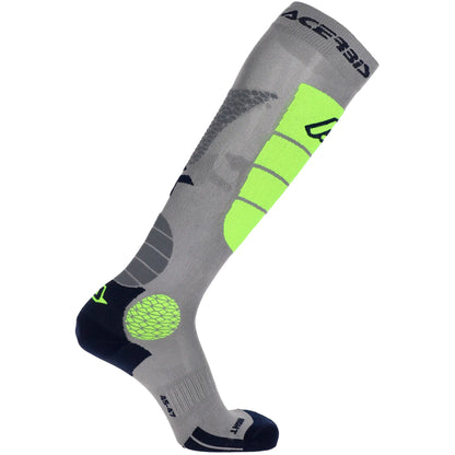 Calcetines MX Impact Vented - Gris/Amarillo