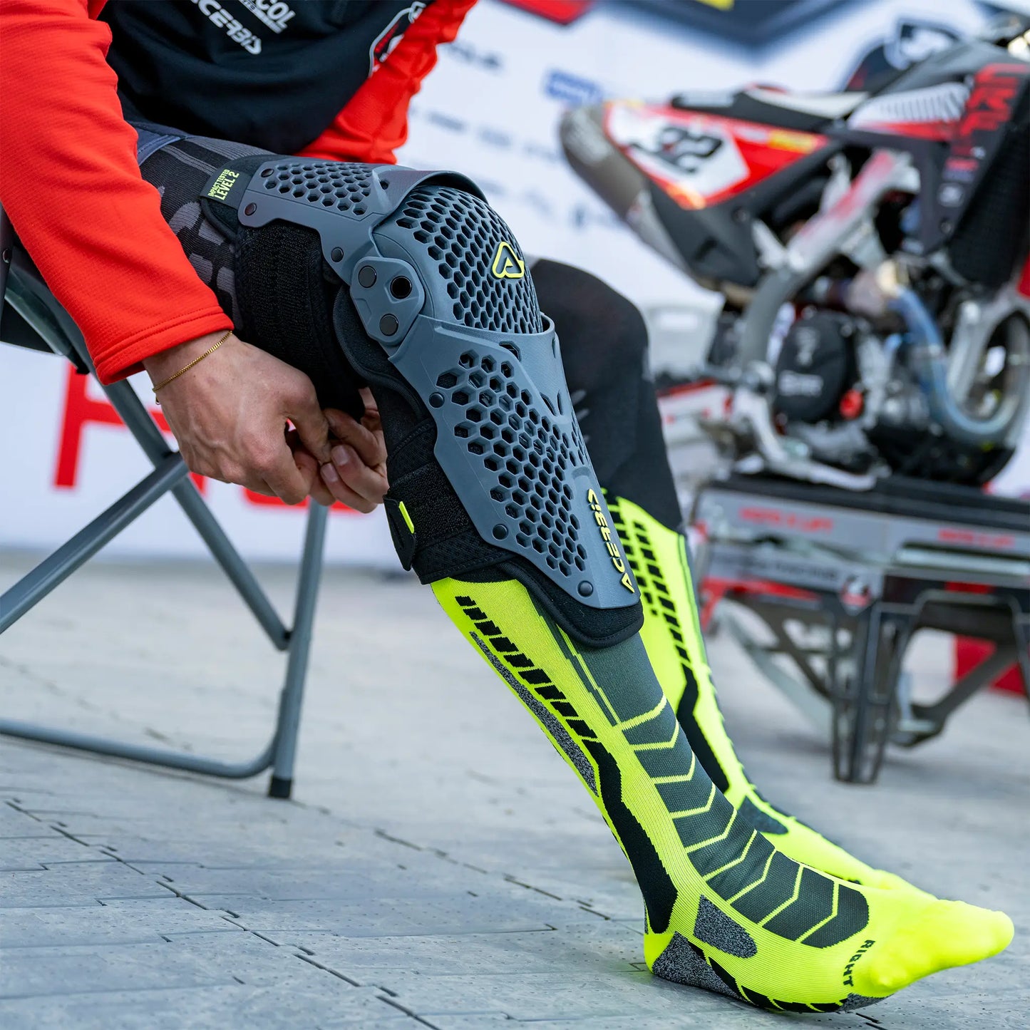 Rodilleras Acerbis K035 - Gris