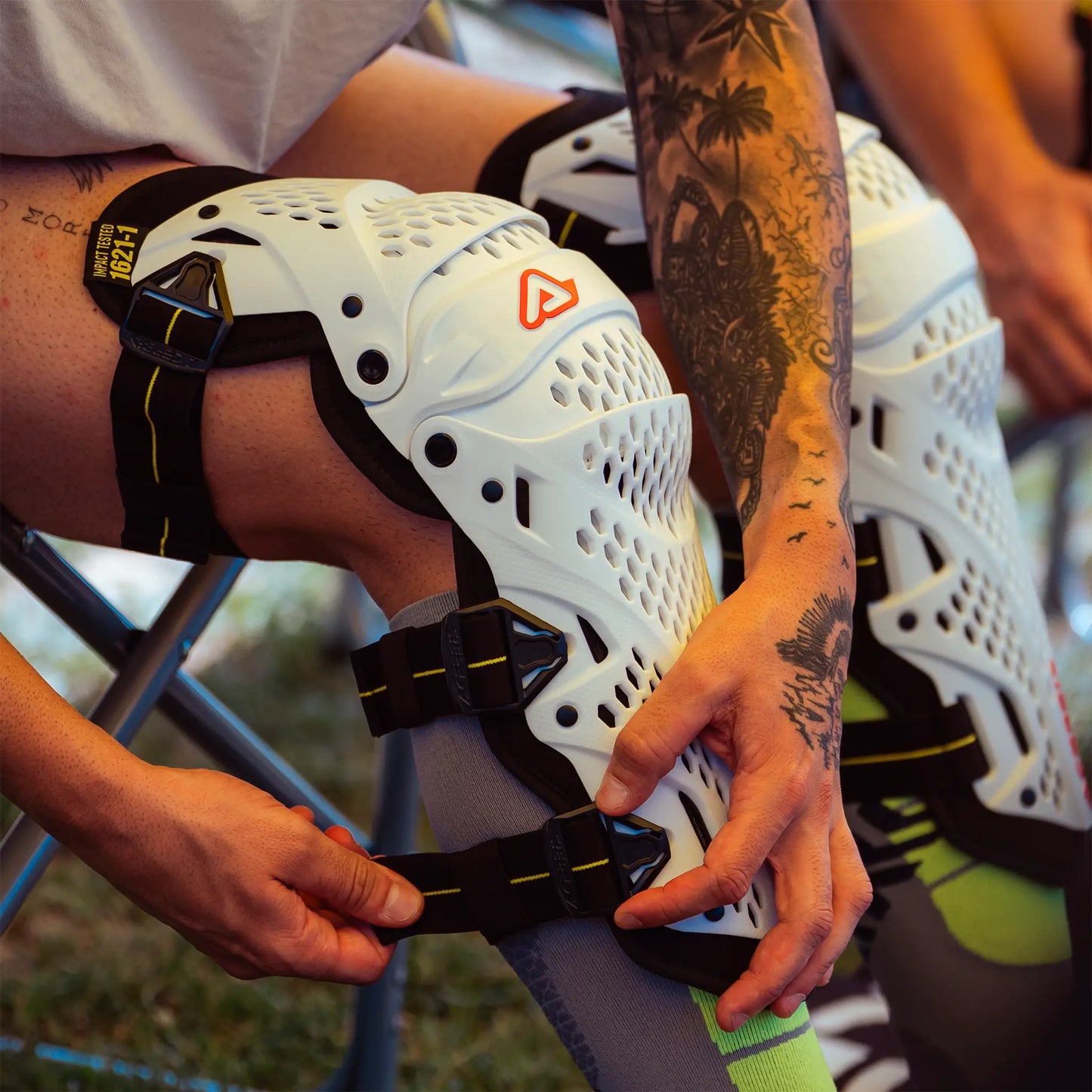 Rodilleras Acerbis Impact Pro - Blanco