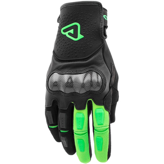 Guantes Acerbis CE Carbon G 5.0 - Negro/Verde