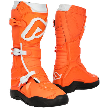 Botas Acerbis X-Team 2.0 - Naranja/Blanco