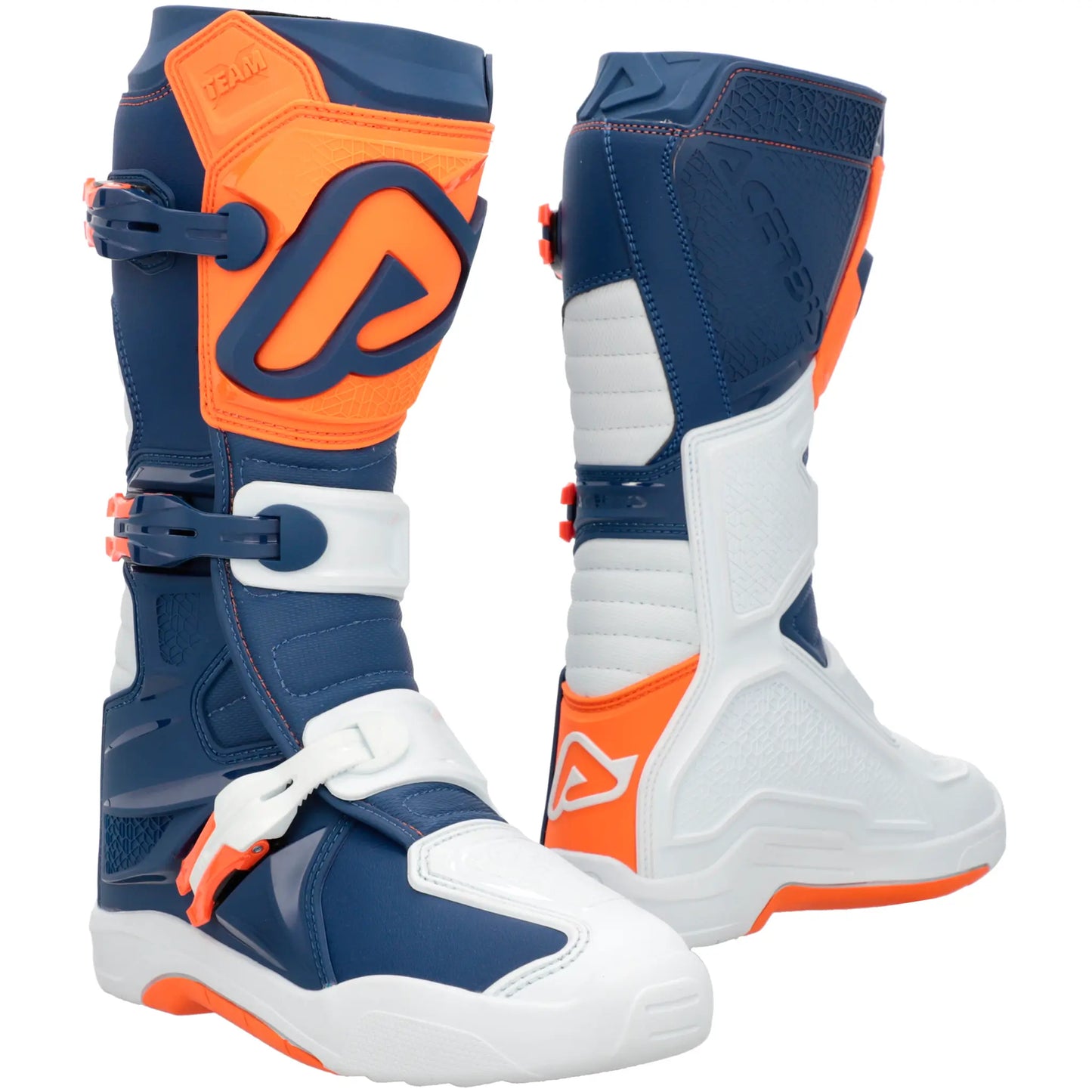 Botas Acerbis X-Team 2.0 - Azul/Naranja