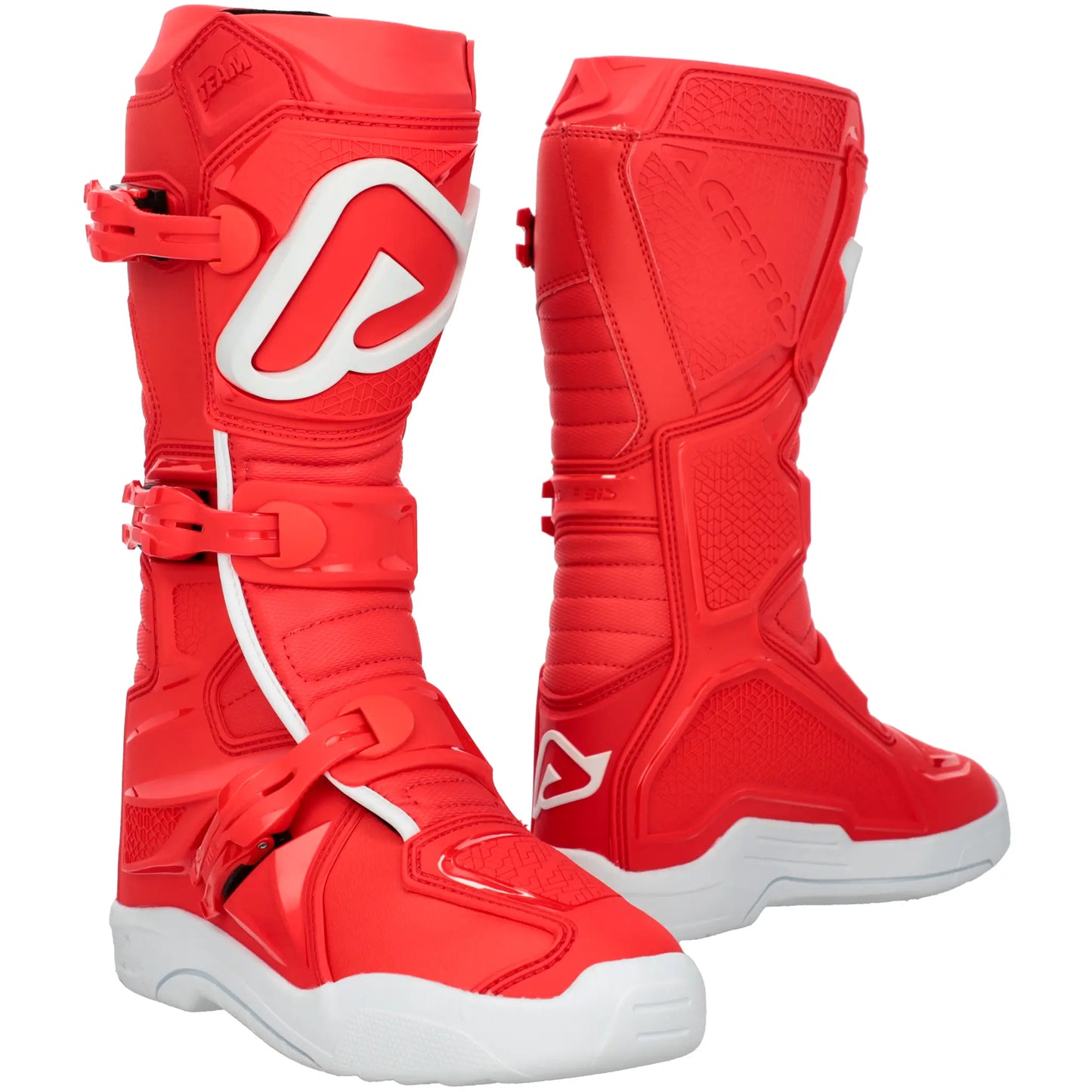 Botas Acerbis X-Team 2.0 - Rojo/Blanco