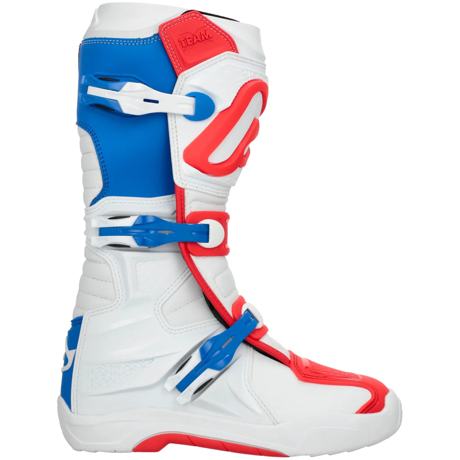 Botas Acerbis X-Team 2.0 - Blanco/Azul/Rojo