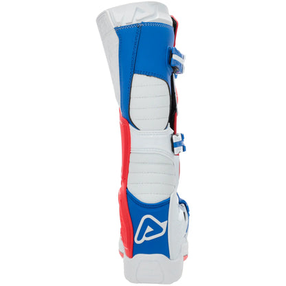 Botas Acerbis X-Team 2.0 - Blanco/Azul/Rojo