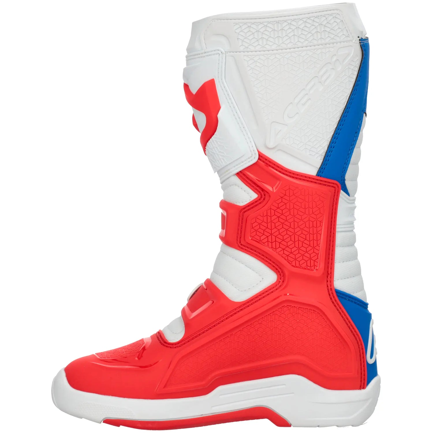 Botas Acerbis X-Team 2.0 - Blanco/Azul/Rojo
