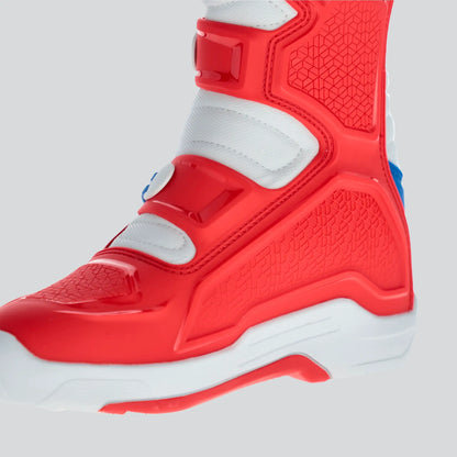 Botas Acerbis X-Team 2.0 - Blanco/Azul/Rojo