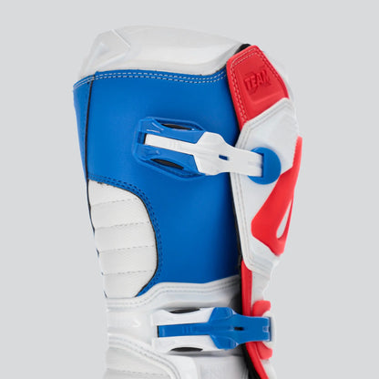 Botas Acerbis X-Team 2.0 - Blanco/Azul/Rojo