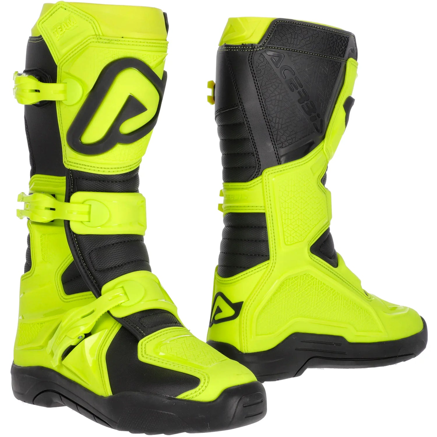 Botas Acerbis X-Team 2.0 - Amarillo Fluo/Negro