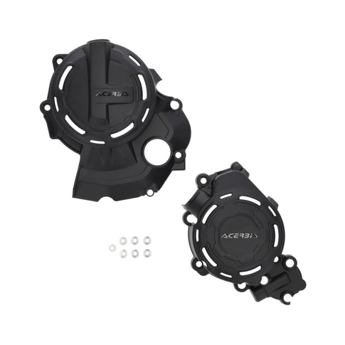 Tampa protetora de embraiagem e ignição KTM 390 Adventure R 25-26 Acerbis X-Power - Preto