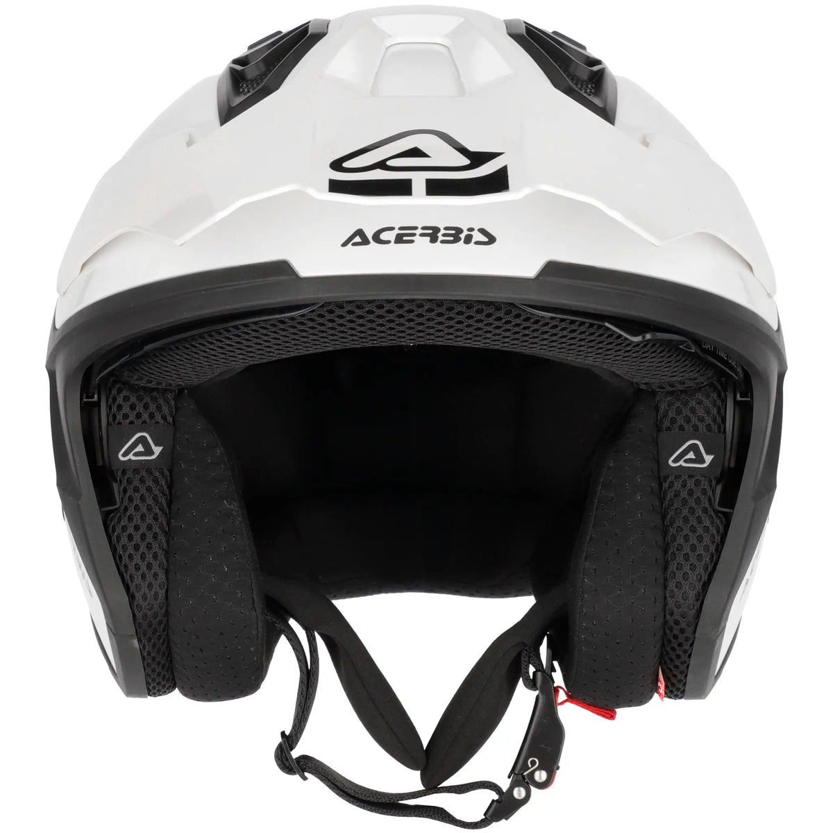 Casco Acerbis Jet Aria Evo Solid - Blanco Brillo