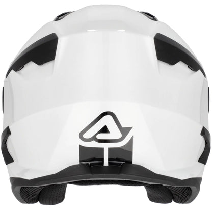 Casco Acerbis Jet Aria Evo Solid - Blanco Brillo