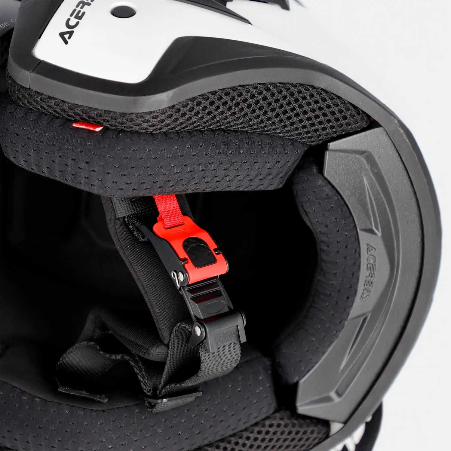 Casco Acerbis Jet Aria Evo Solid - Blanco Brillo