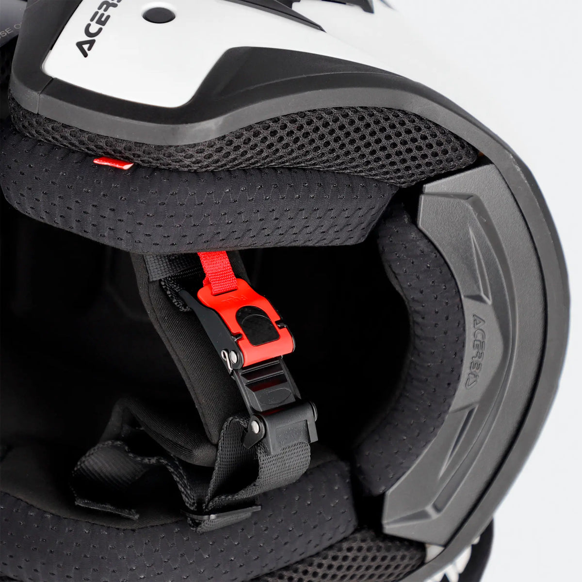 Casco Acerbis Jet Aria Evo Solid - Blanco Brillo