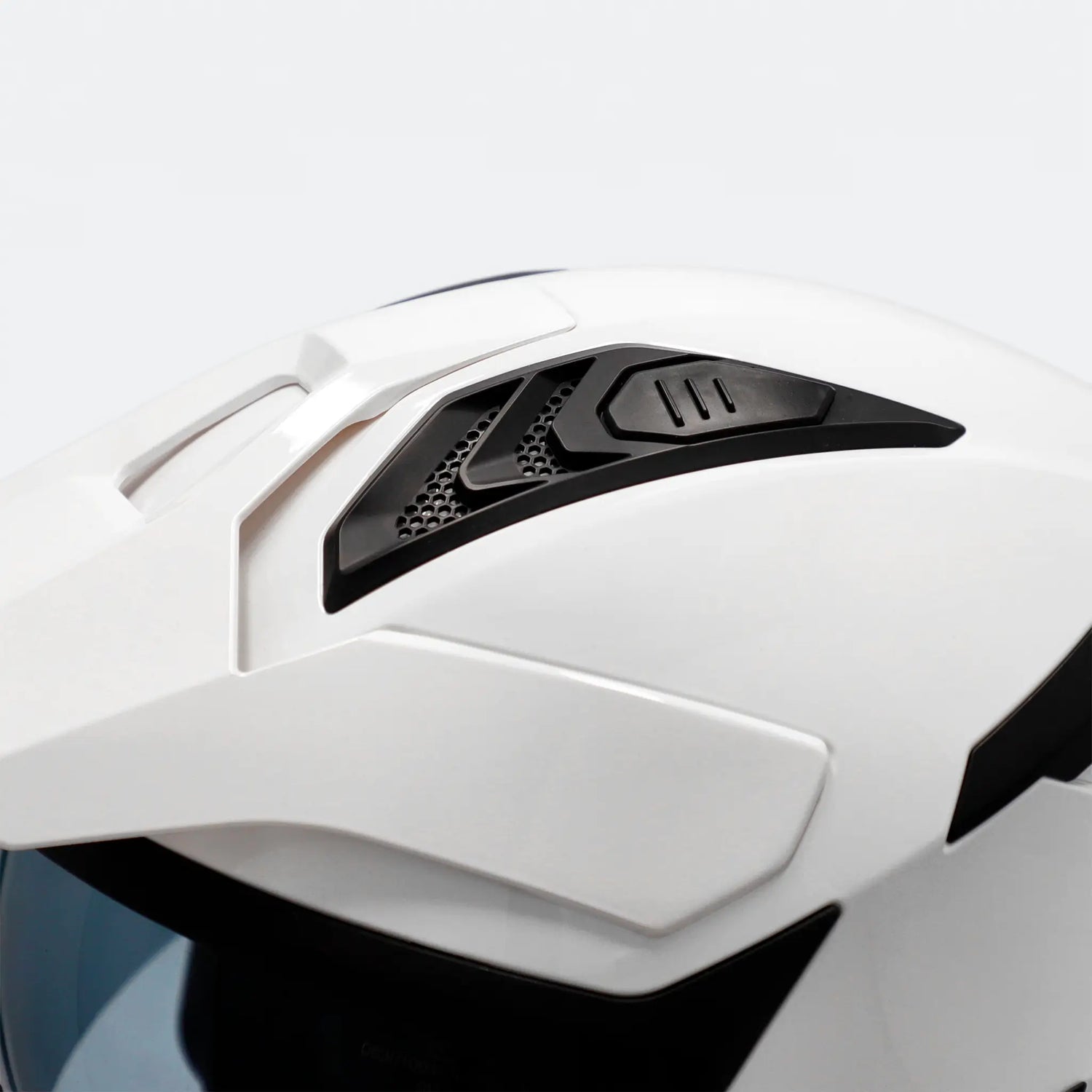 Casco Acerbis Jet Aria Evo Solid - Blanco Brillo