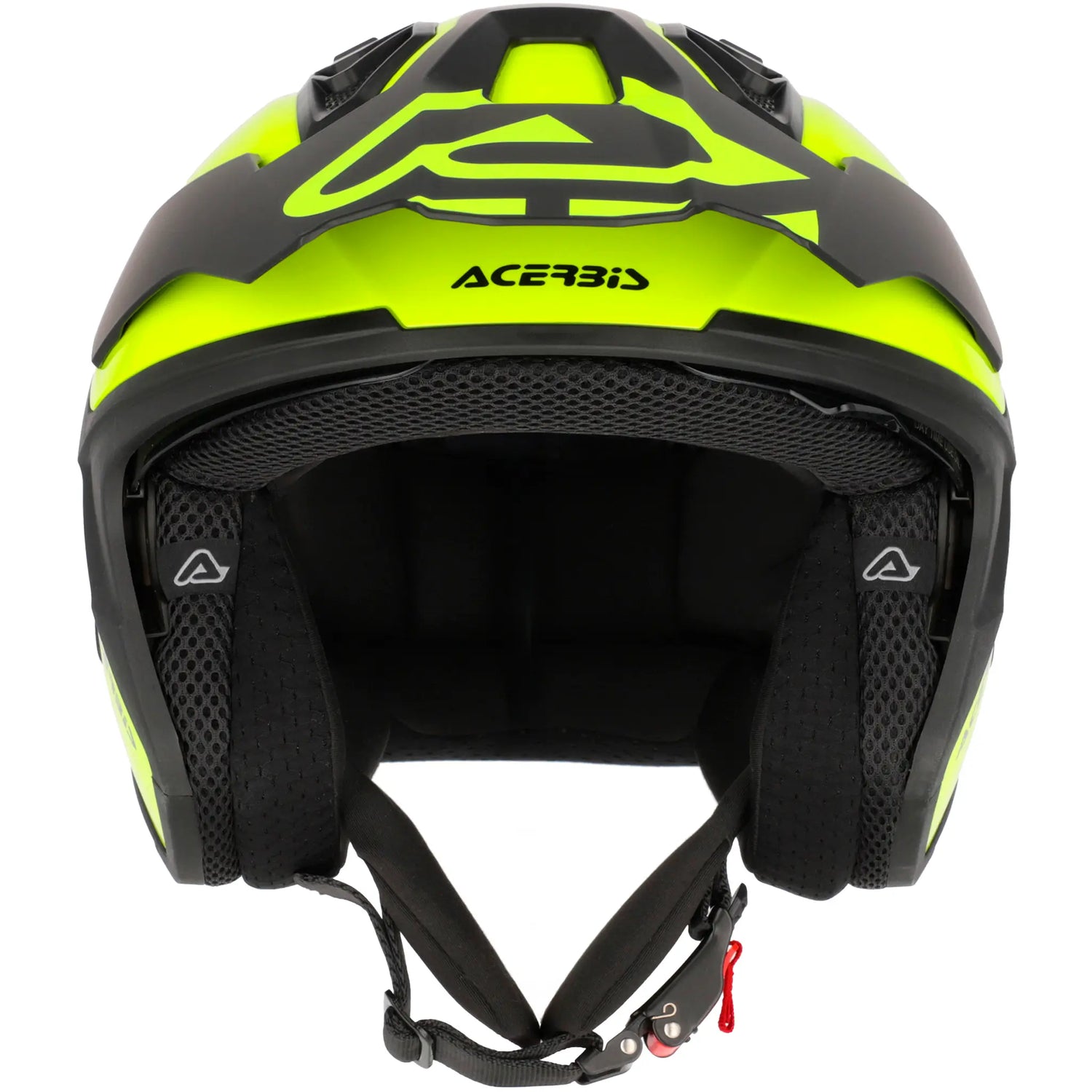 Casco Acerbis Jet Aria Evo Solid - Amarillo Fluo Brillo
