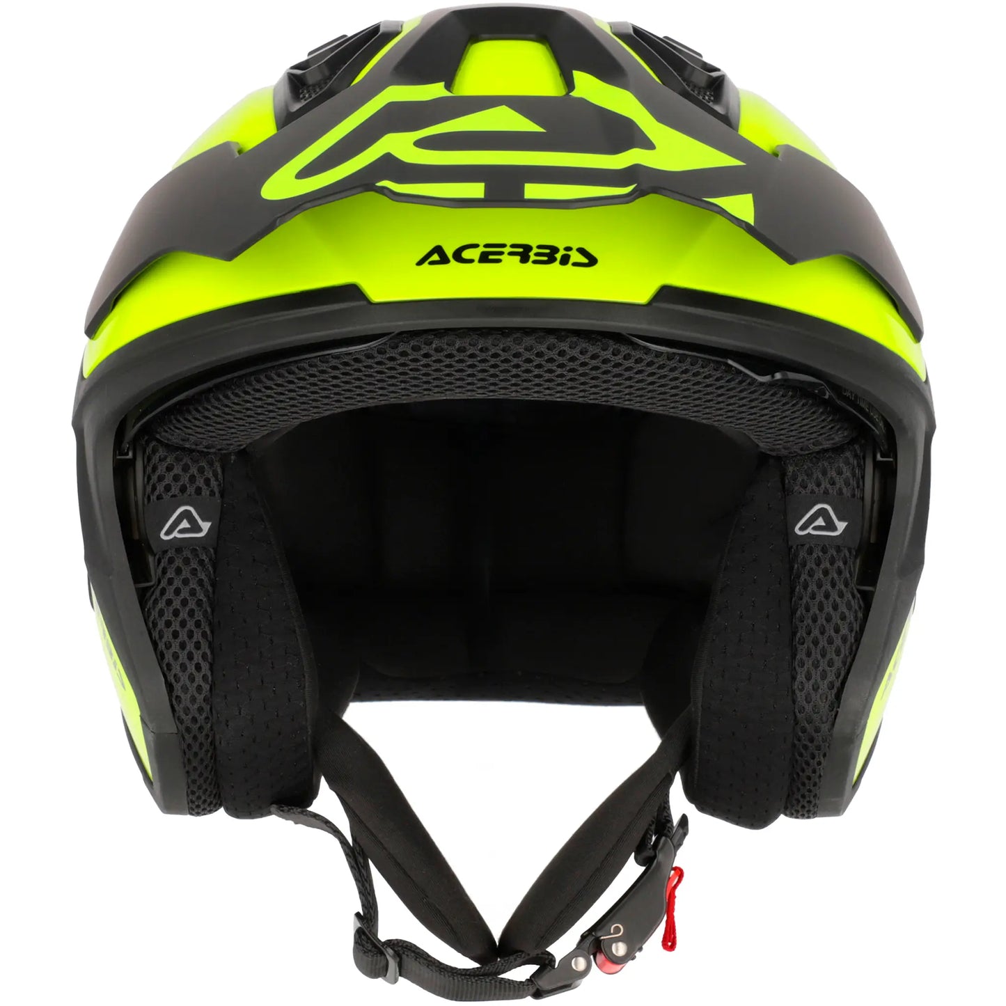 Casco Acerbis Jet Aria Evo Solid - Amarillo Fluo Brillo
