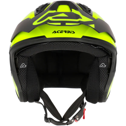 Casco Acerbis Jet Aria Evo Solid - Amarillo Fluo Brillo