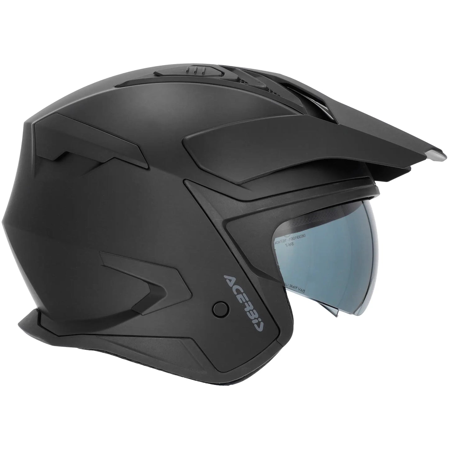 Casco Acerbis Jet Aria Evo Solid - Negro Mate