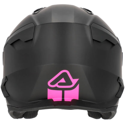 Casco Acerbis Jet Aria Evo Solid - Negro/Rosa Mate