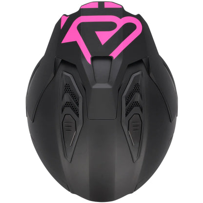 Casco Acerbis Jet Aria Evo Solid - Negro/Rosa Mate