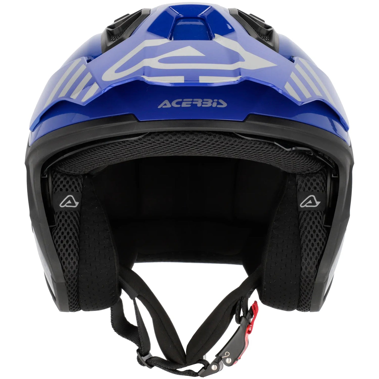 Casco Acerbis Jet Aria Evo Graphic - Negro/Azul