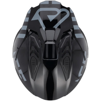 Casco Acerbis Jet Aria Evo Graphic - Negro/Gris