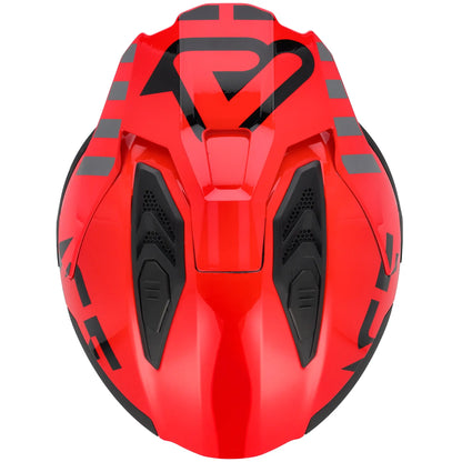Casco Acerbis Jet Aria Evo Graphic - Negro/Rojo
