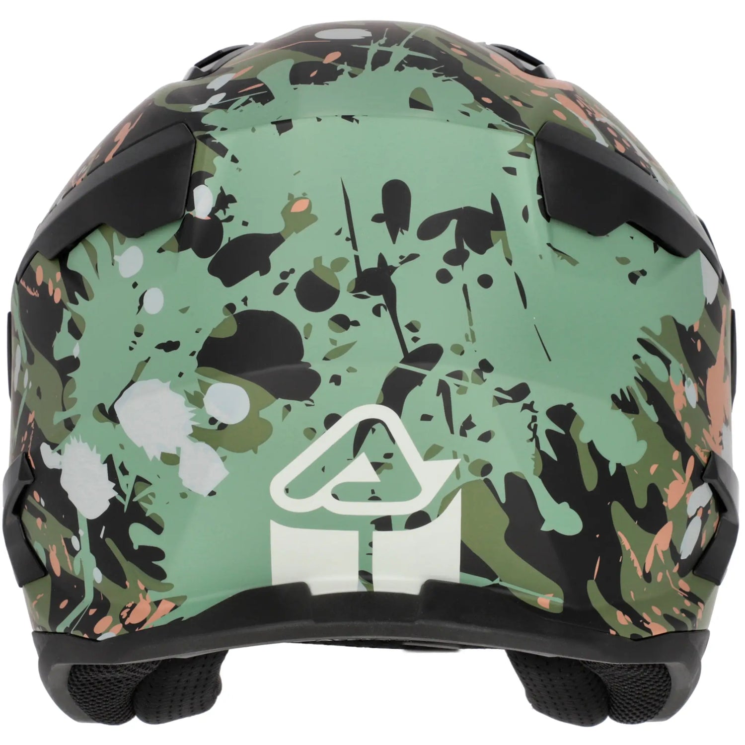Casco Acerbis Jet Aria Evo Graphic - Camuflaje Verde/Marrón