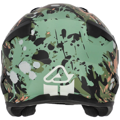 Casco Acerbis Jet Aria Evo Graphic - Camuflaje Verde/Marrón
