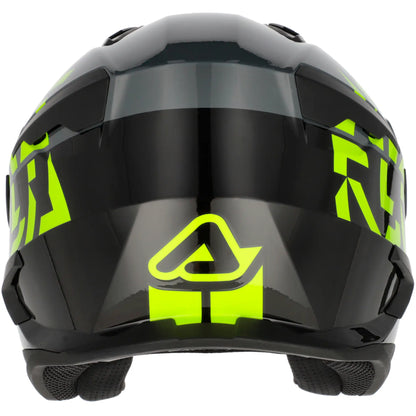 Casco Acerbis Jet Aria Evo Graphic - Negro/Amarillo