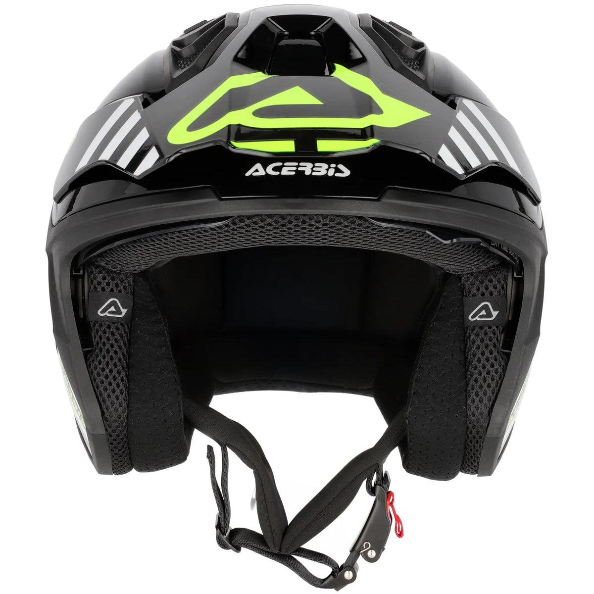 Casco Acerbis Jet Aria Evo Graphic - Negro/Blanco/Amarillo
