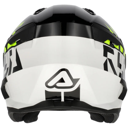 Casco Acerbis Jet Aria Evo Graphic - Negro/Blanco/Amarillo