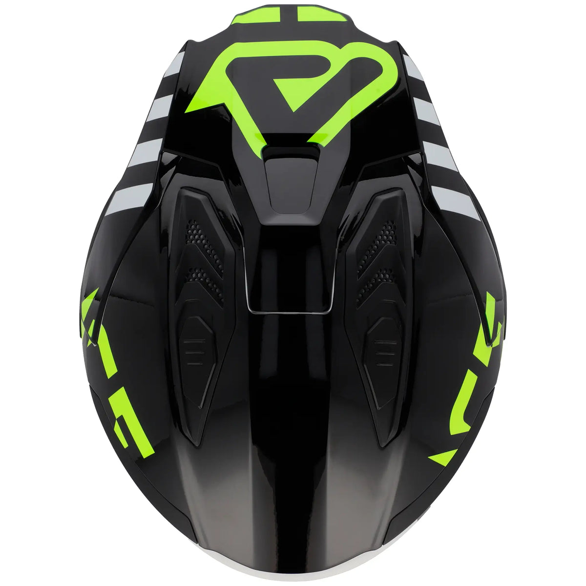 Casco Acerbis Jet Aria Evo Graphic - Negro/Blanco/Amarillo